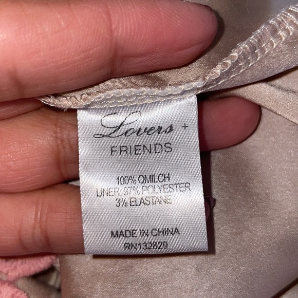 Lovers + Friends Caspian Pink Lace Dress - Picture 7 of 7